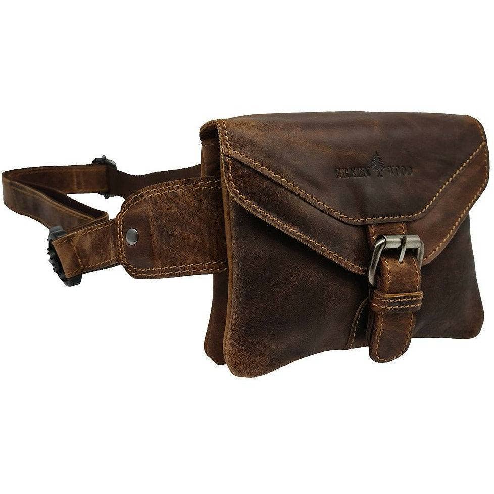 Leather Women Waist Pack Jax - Sandal