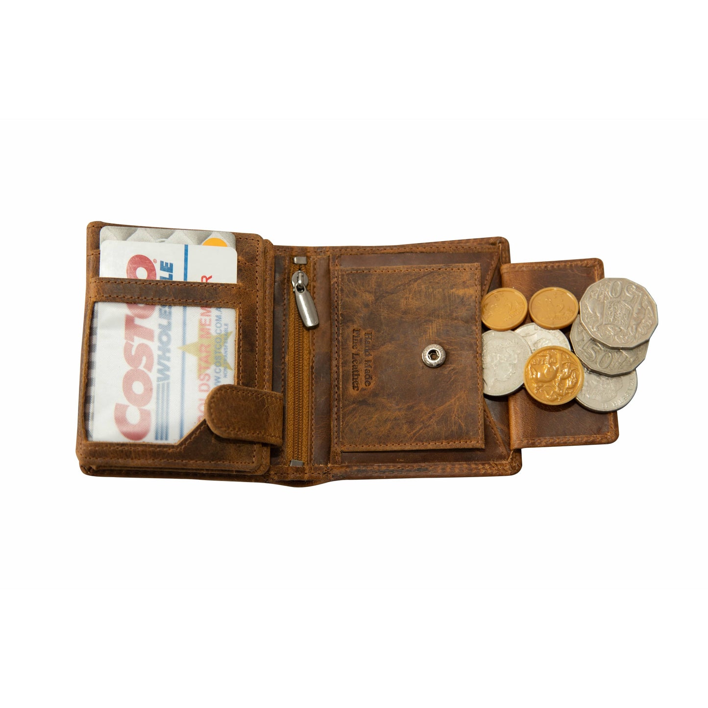 Men's Leather Wallet Tyler - Camel
