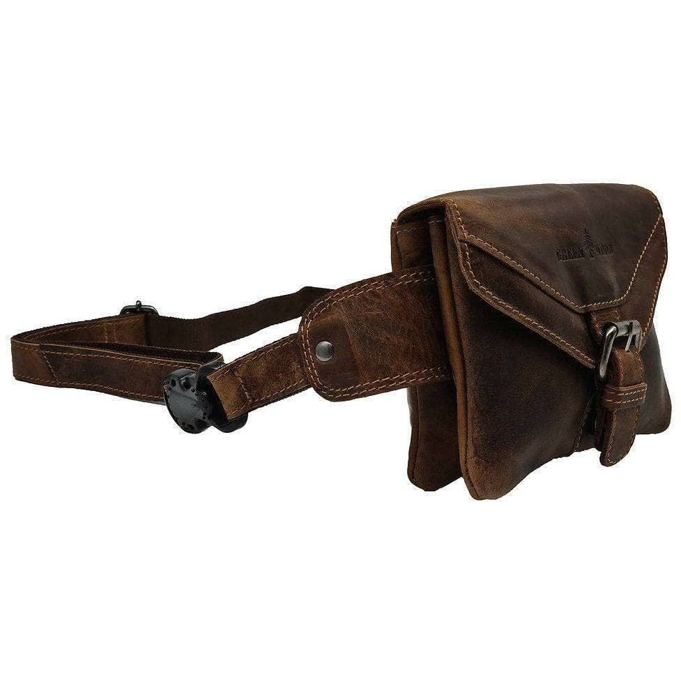 Leather Women Waist Pack Jax - Sandal