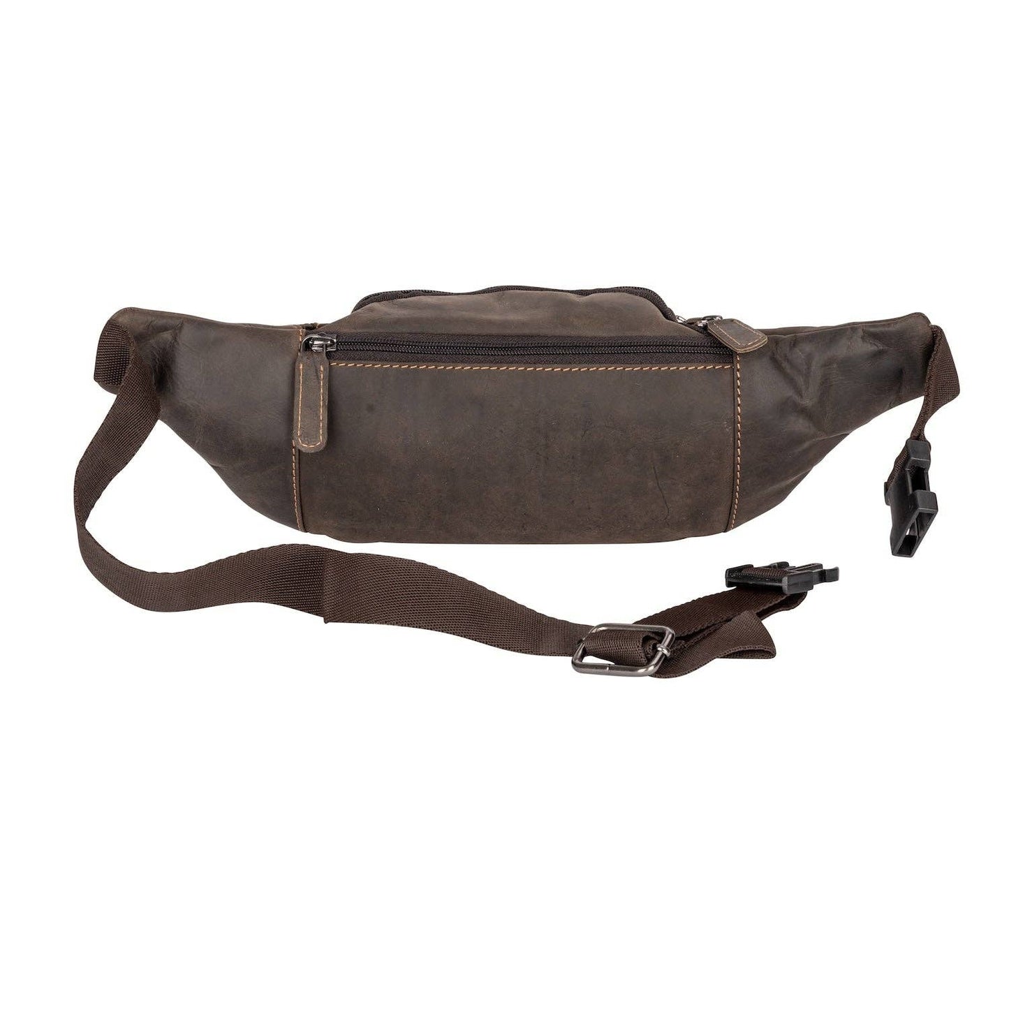 Leather Waist Bag – Vintage Full Grain Leather Waist Bag –