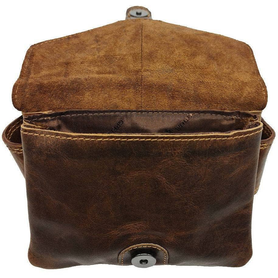 Leather Women Waist Pack Jax - Sandal