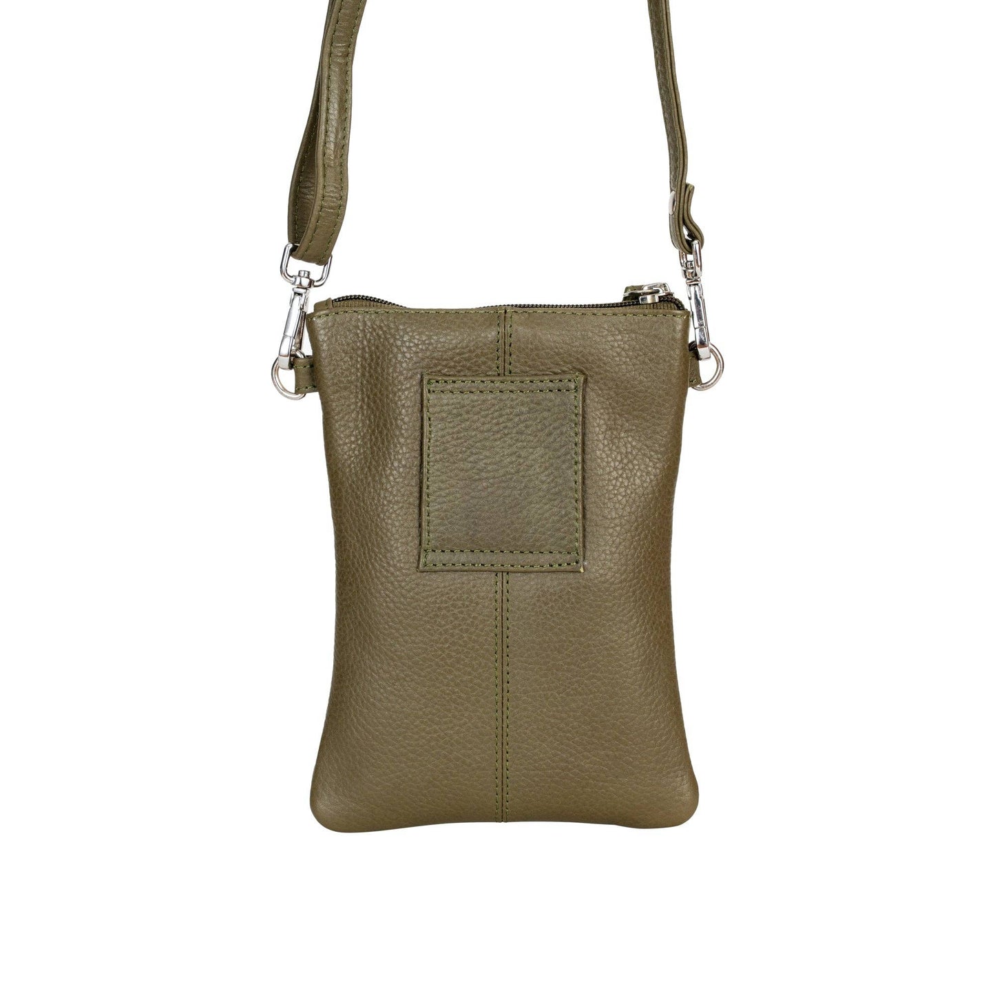Leather Sling Bag Kempsey - Olive Green