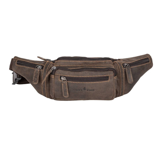 Leather Waist Bag – Vintage Full Grain Leather Waist Bag –