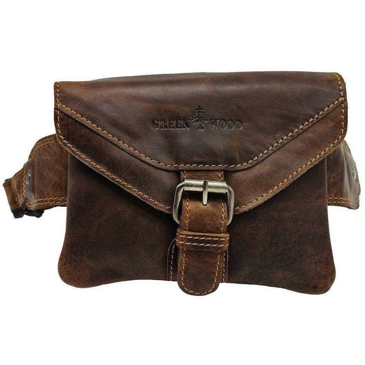 Leather Women Waist Pack Jax - Sandal