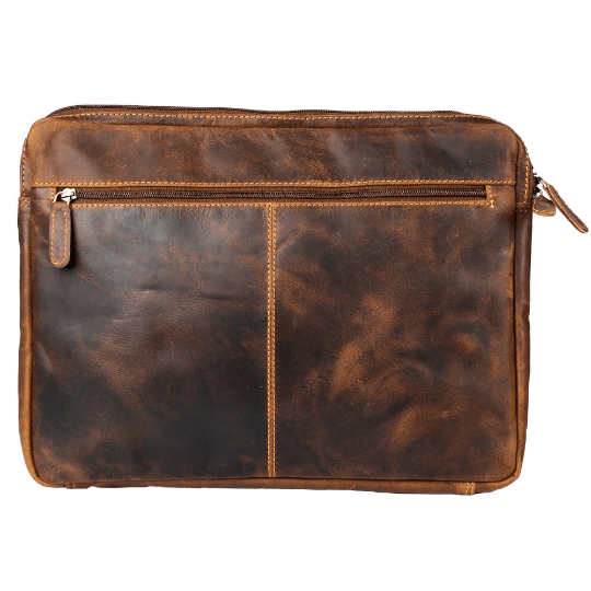 Leather Laptop Cases/Sleeve - MacBook Pro/Air 15 / 16 inch sleeve - Sandel: 16 inch MacBook