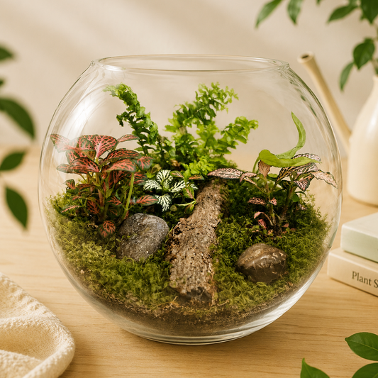 Handcrafted glass terrarium by Leafy Lovers in Patterson Lakes Melbourne