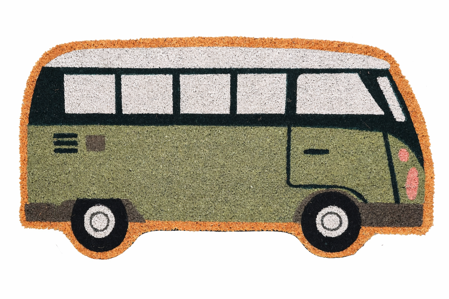 Nomad camper van coir doormat retro travel welcome mat outdoor entrance